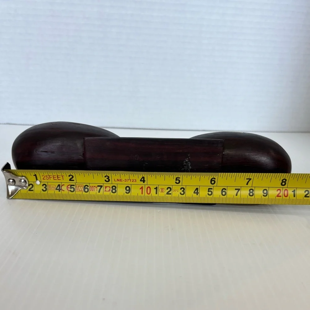 Vintage Duck Salt & Pepper Cellar Wood Hand Carving
